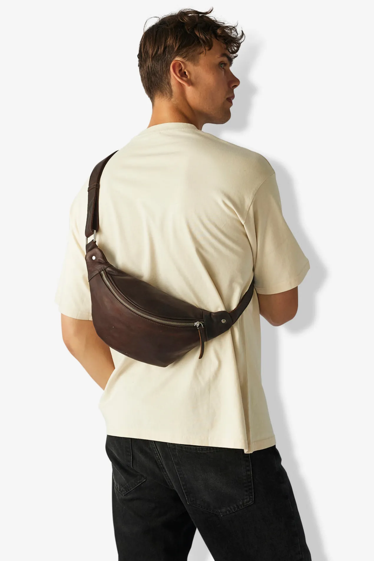 Catania bumbag Henrik Dark brown