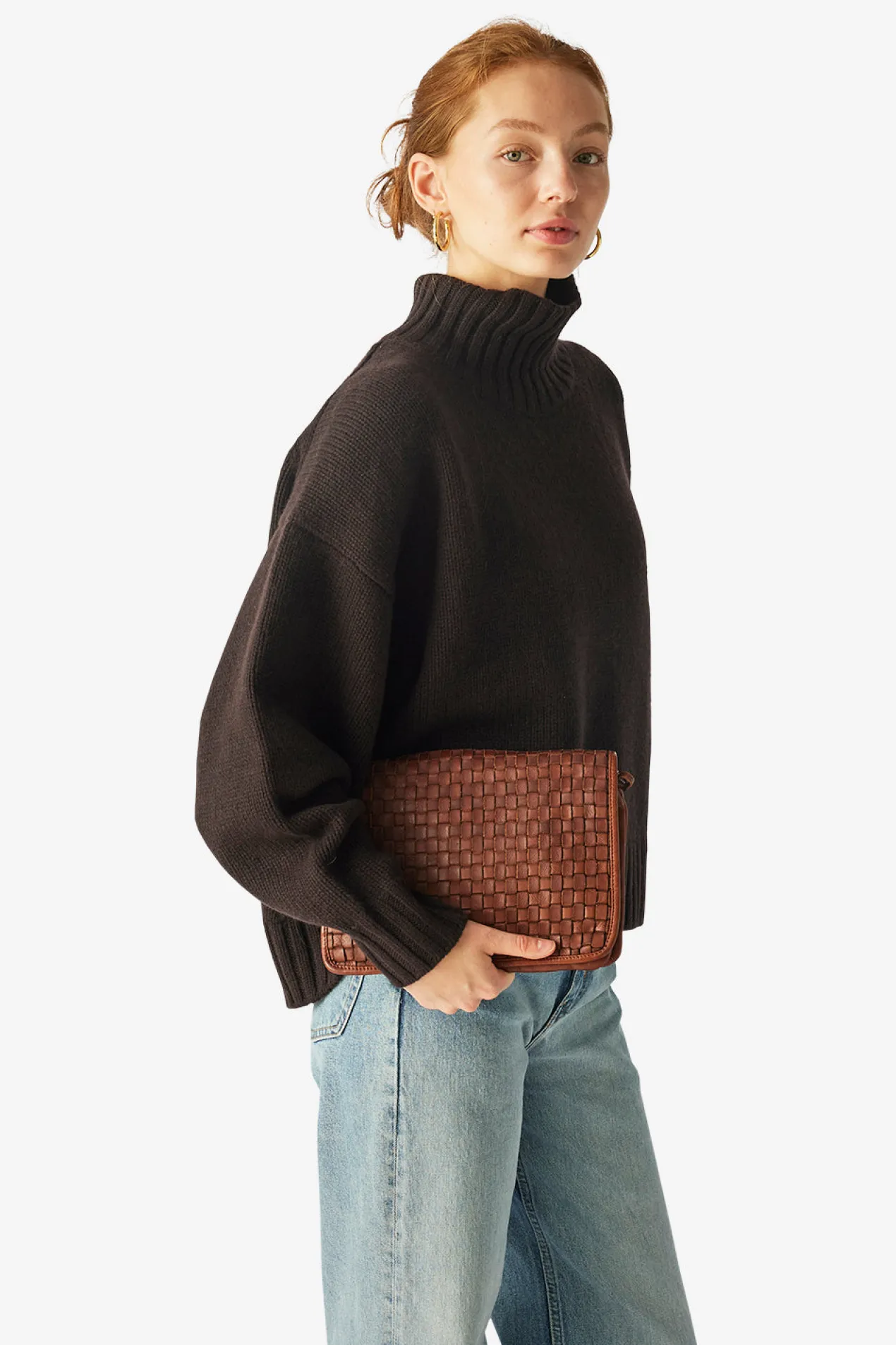 Corsico shoulder bag Sara Cognac