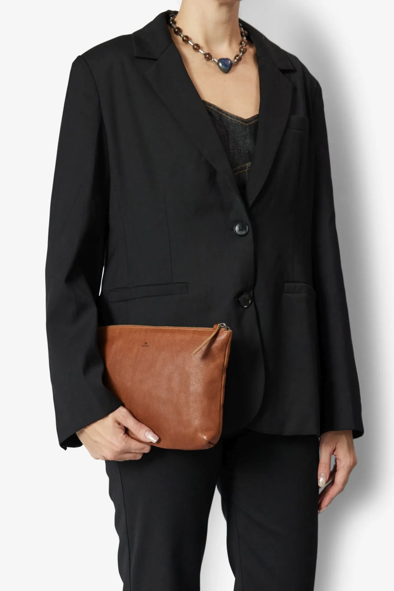 Pixie shoulder bag Nadine Cognac