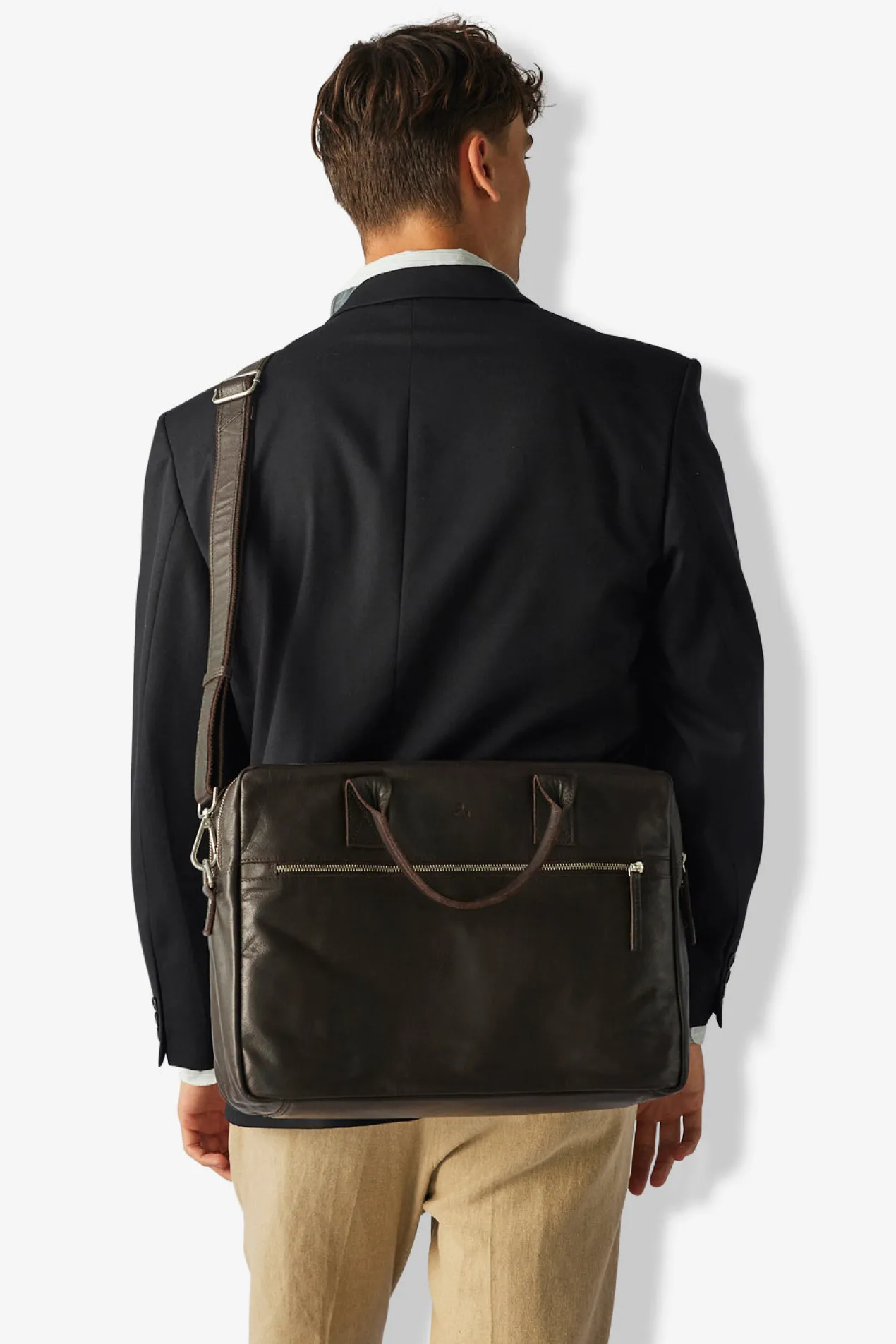 Prato briefcase Axel Black