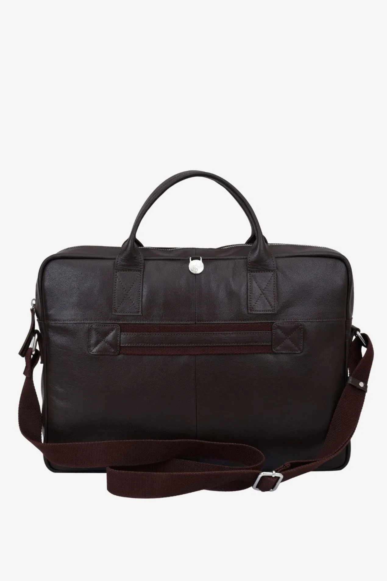 Prato briefcase Tobias Dark brown