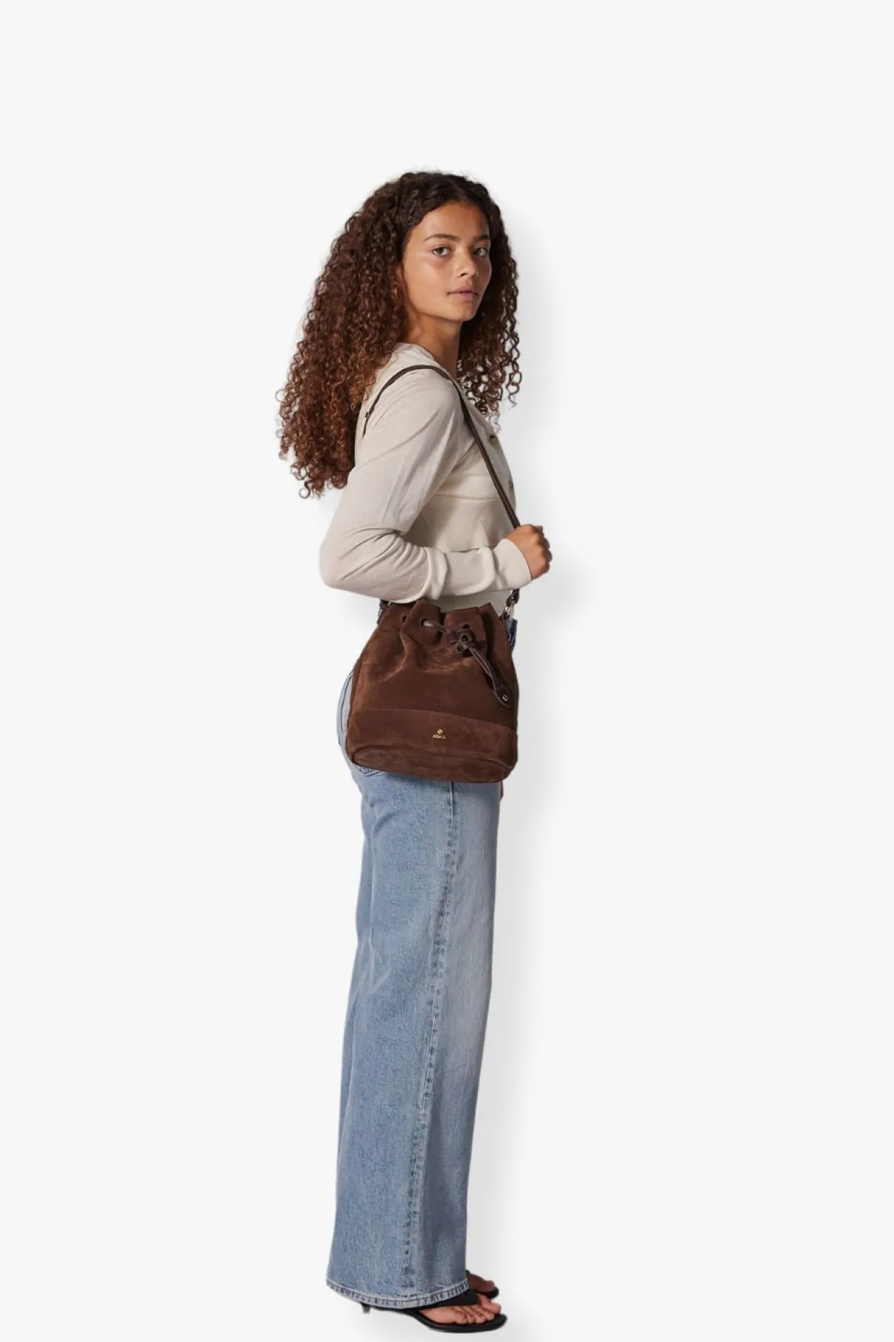 Rozzano bucket bag Laila Chocolate
