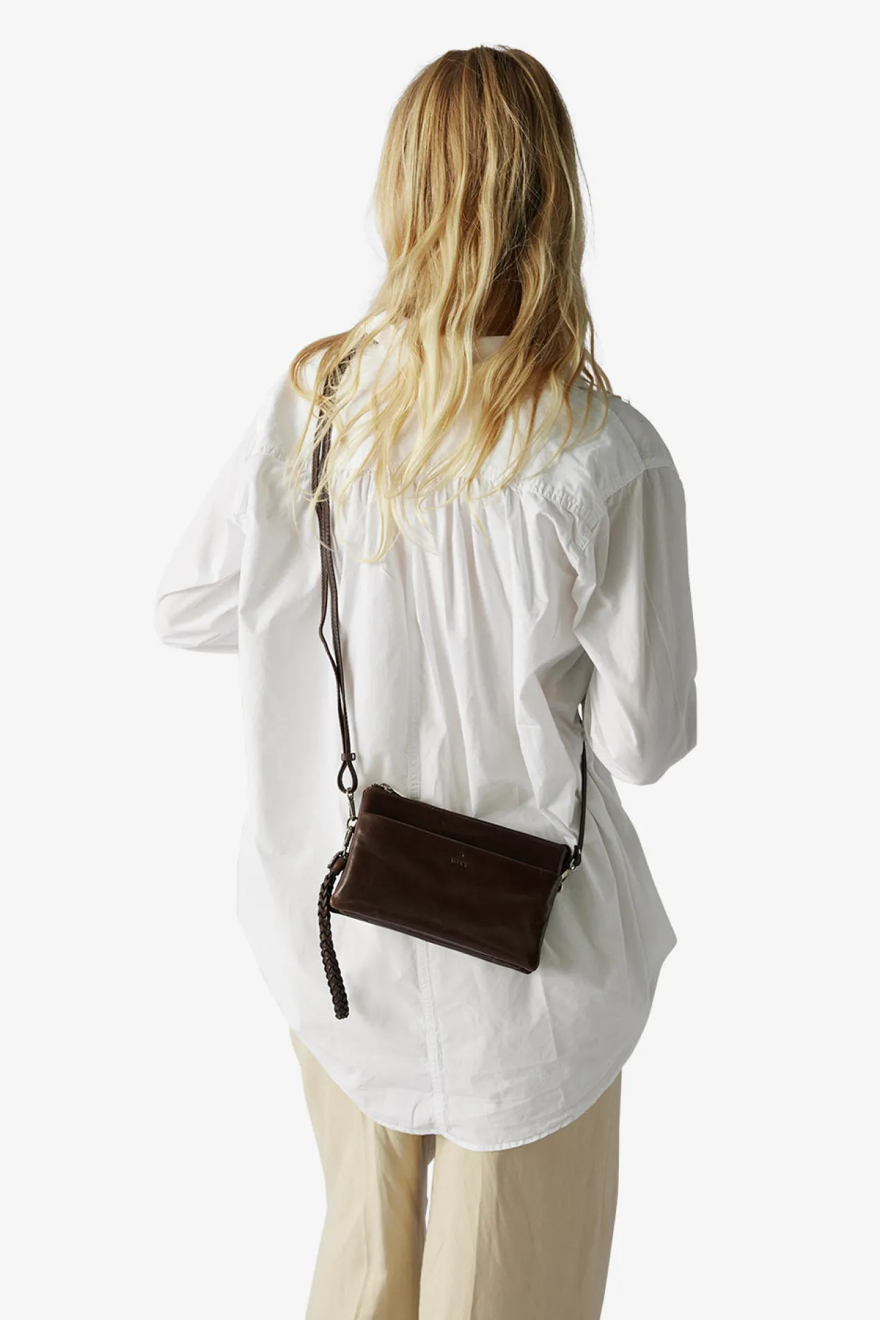 Salerno combi clutch Nellie Dark brown