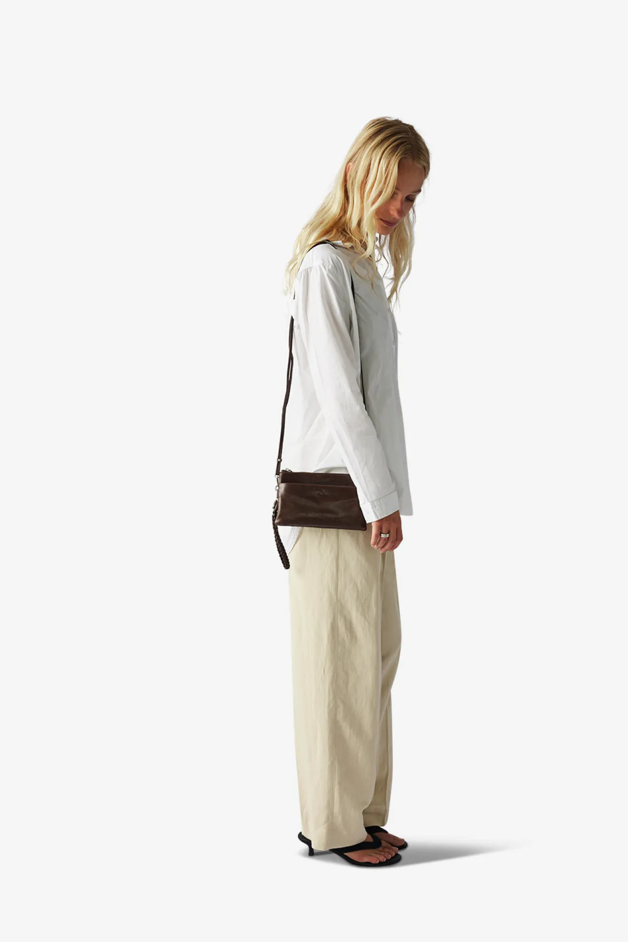 Salerno combi clutch Nellie Dark brown