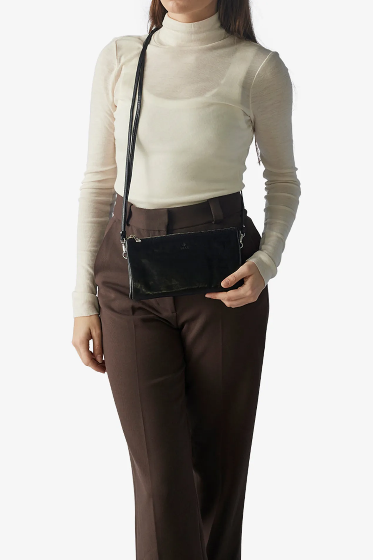 Salerno combi clutch Tine Black