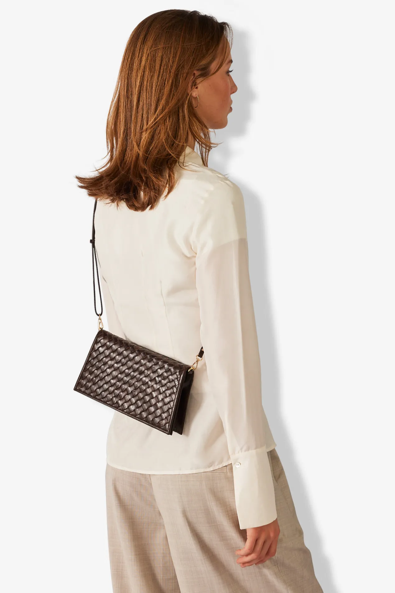 Salerno shoulder bag Mallory Dark brown