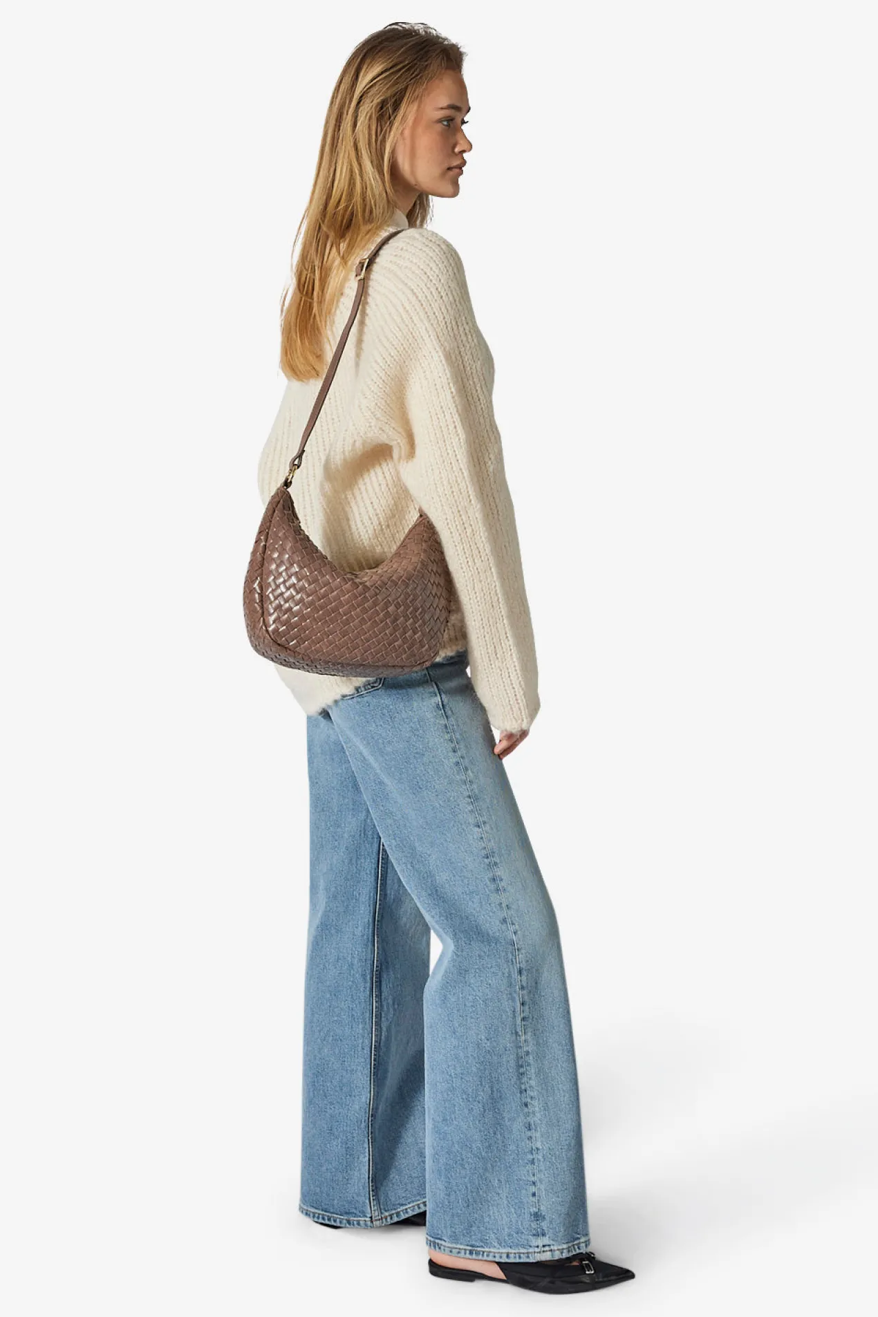 Salerno shoulder bag Marlin Taupe