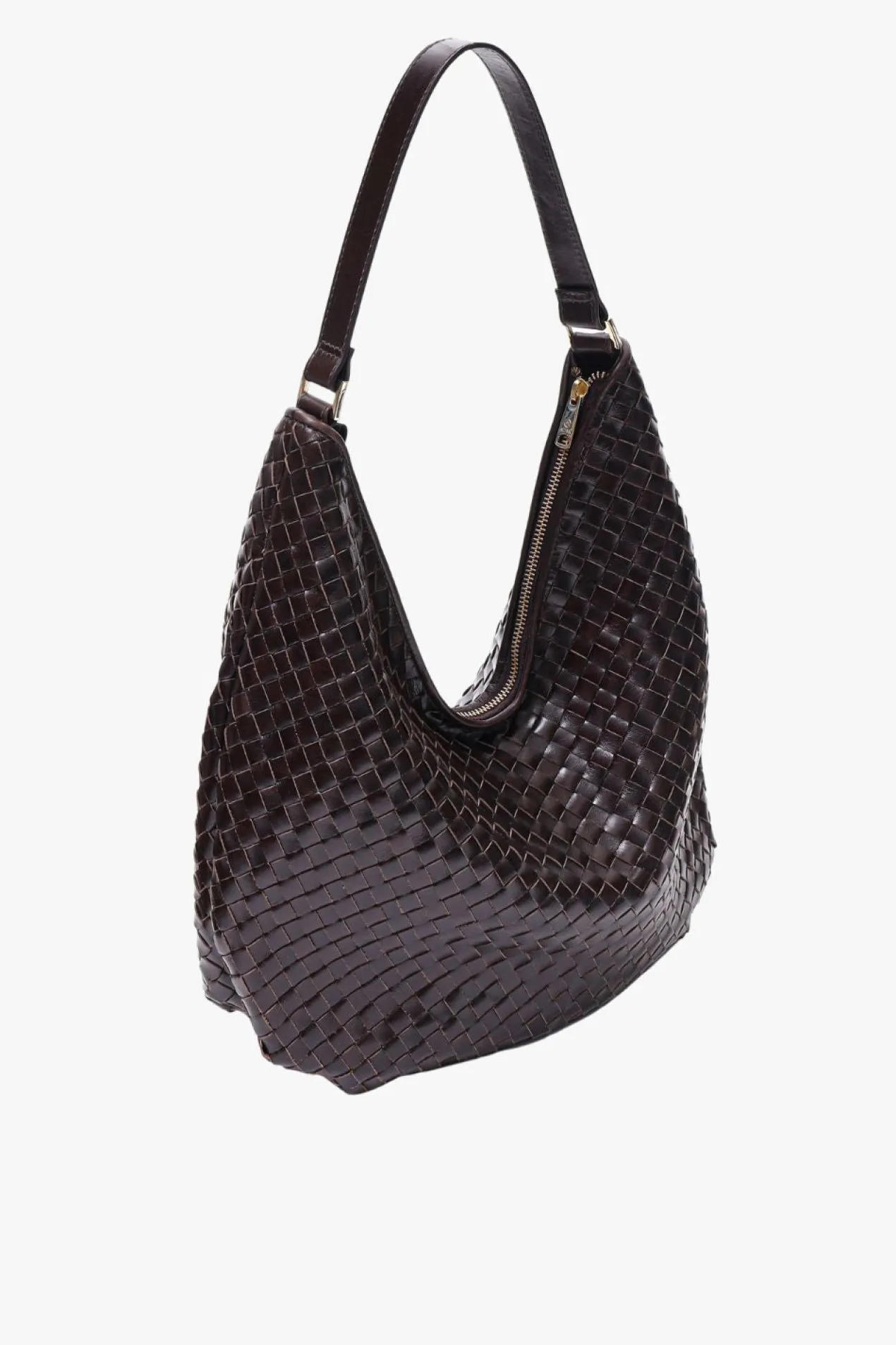 Salerno shoulder bag Mindy Dark brown